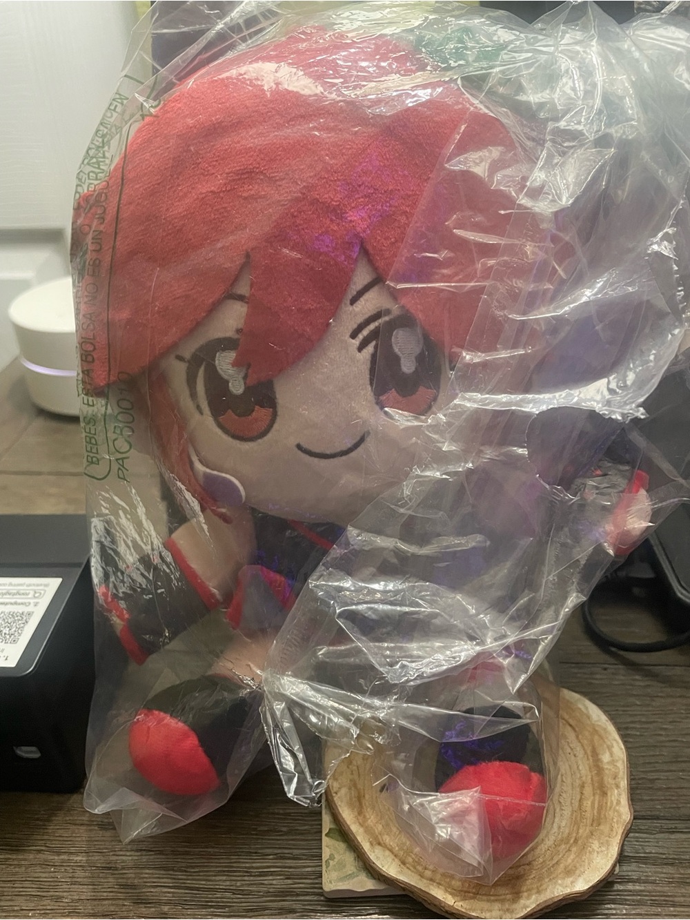 Kasane Teto Plush-Fan-Made Sitting Plushie 7.5โ(Brand New/Sealed
